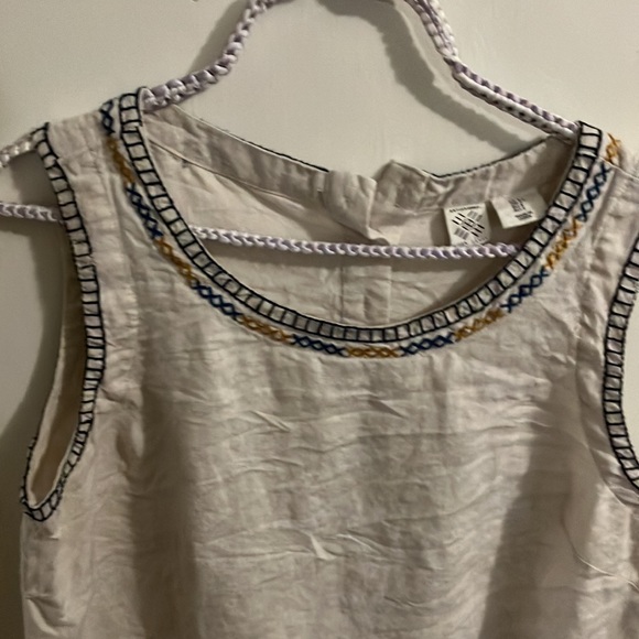 100% linen tank Artisan NY - Picture 2 of 5